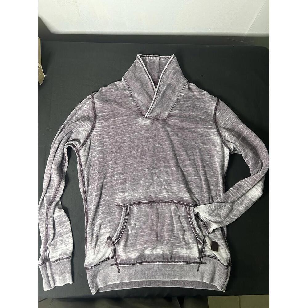 Jet lag Sweater Pullover Heather Purple Kangaroo Pouch Size XL